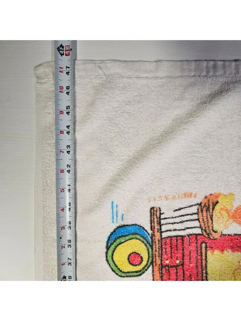Sesame Street Vintage Express Train Beach Bath Towel 48x24
